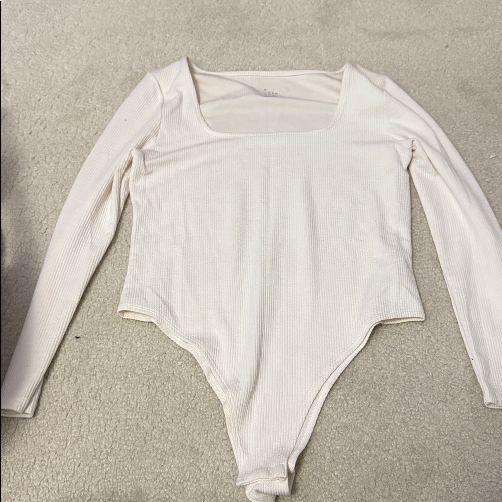 a new day Cream Long Sleeve Bodysuit